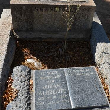 SWANEPOEL Johan Albrecht 1922-1947