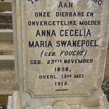 SWANEPOEL Anna Cecelia Maria nee FOUCHÉ 1858-1915