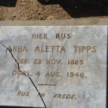 TIPPS Anna Aletta 1885-1946
