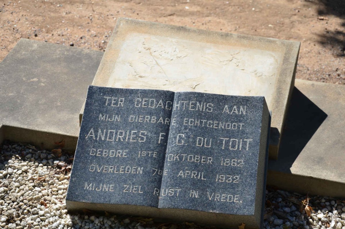 TOIT Andries F.G., du 1862-1932