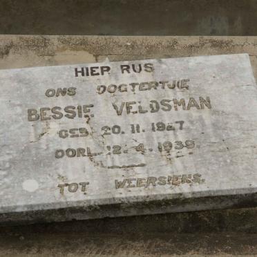 VELDSMAN Bessie 1927-1938