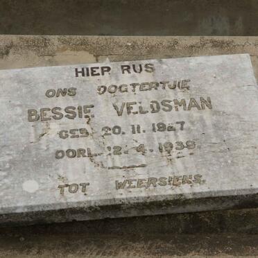 VELDSMAN Bessie 1927-1938