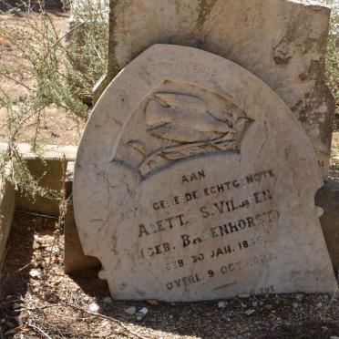 VILJOEN Aletta S. nee BADENHORST 1867-1908