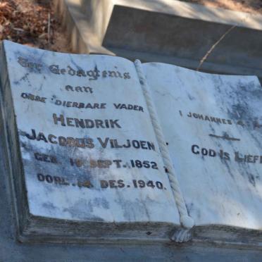 VILJOEN Hendrik Jacobus 1852-1940