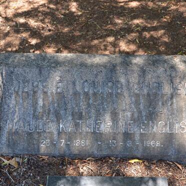 ENGLISH Maude Katherine 1881-1968 :: ENGLISH Jessie Louise 1886-1949