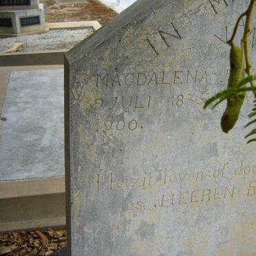 ZWART Magdalena J. 1835-1900