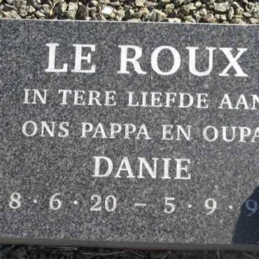 ROUX Danie, le 1920-1996