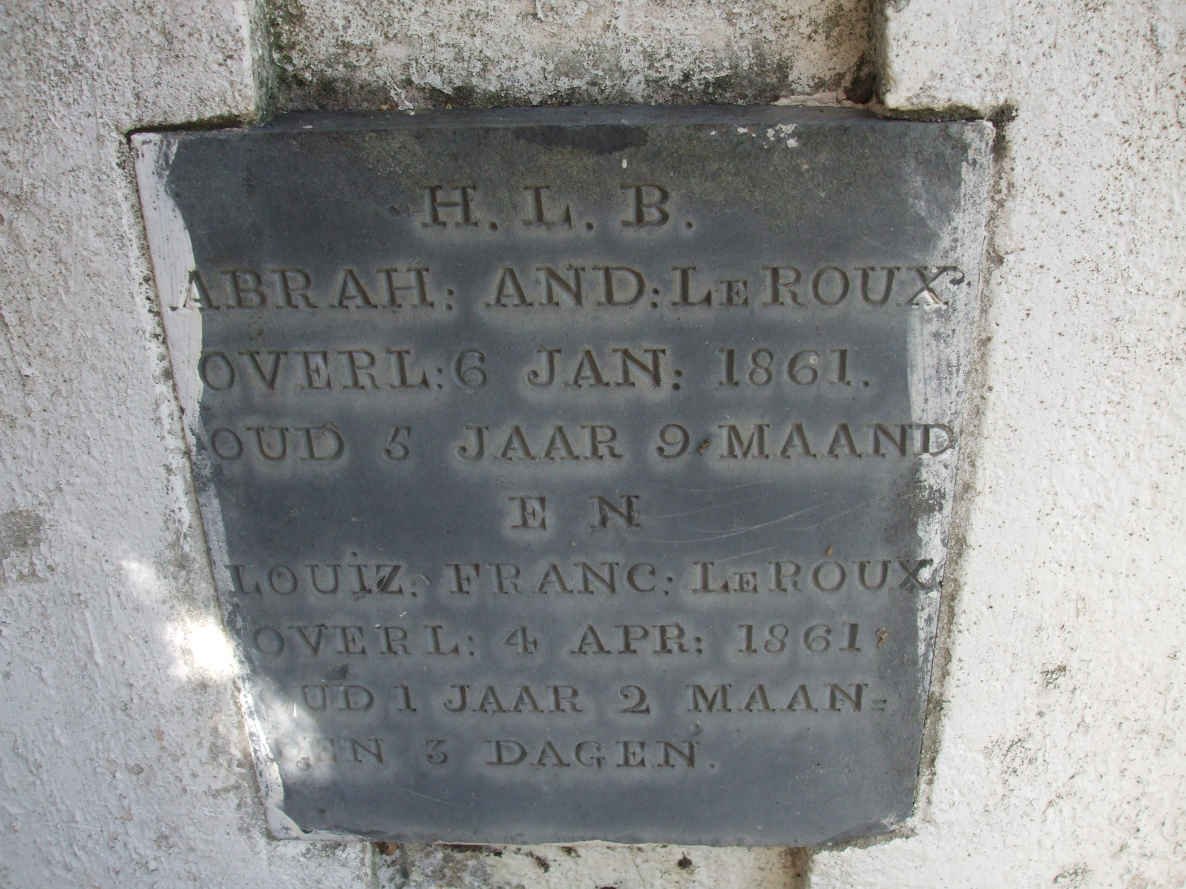 ROUX A., le -1861 :: LE ROUX Louiz Franc -1861