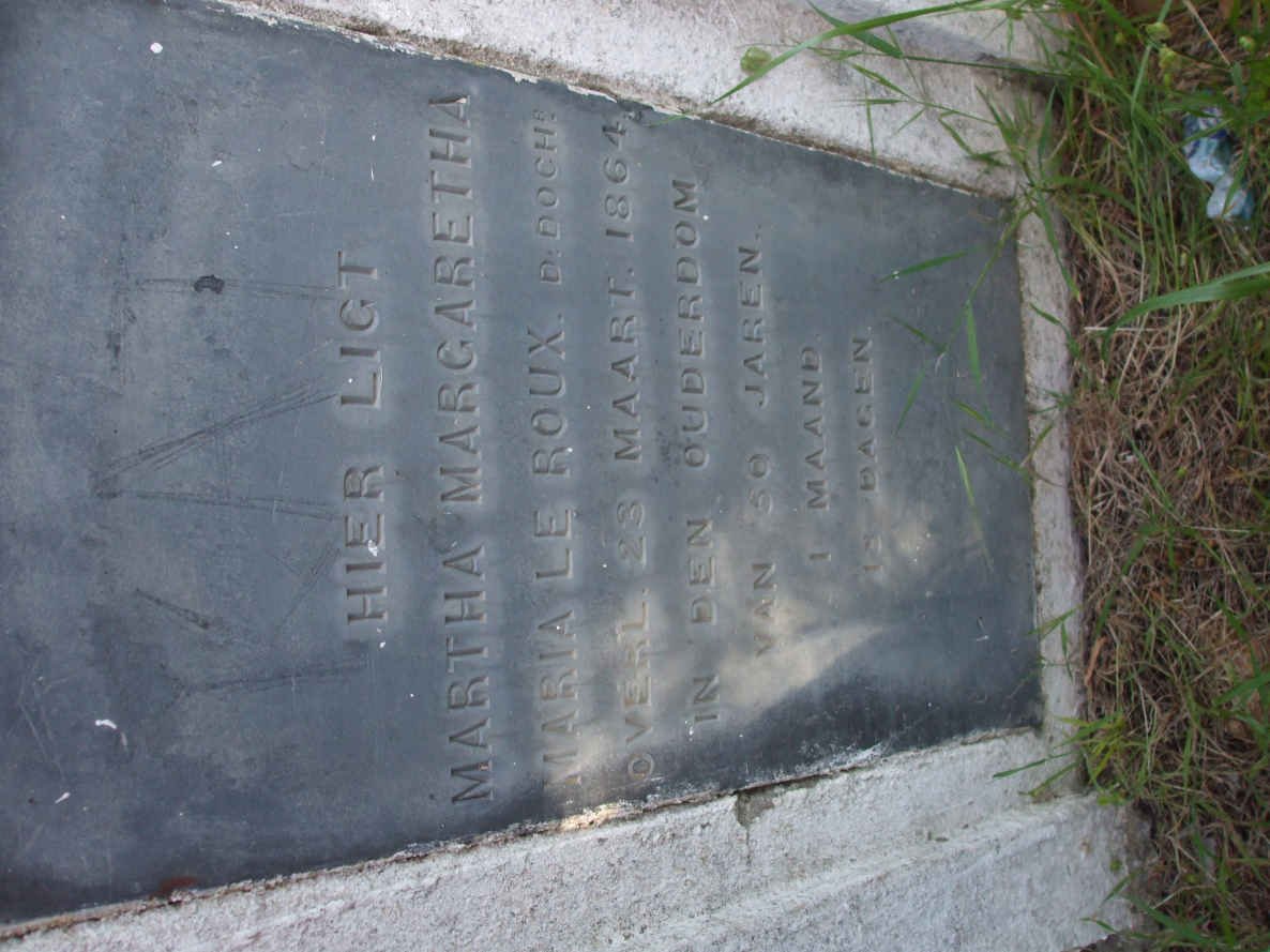 ROUX Martha Margaretha Maria, le  -1864