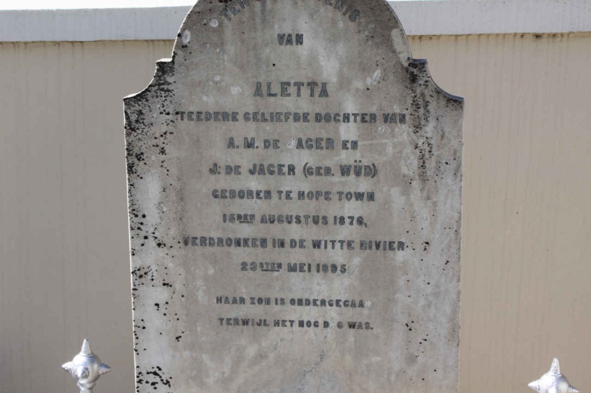 JAGER Aletta, de 1876-1895