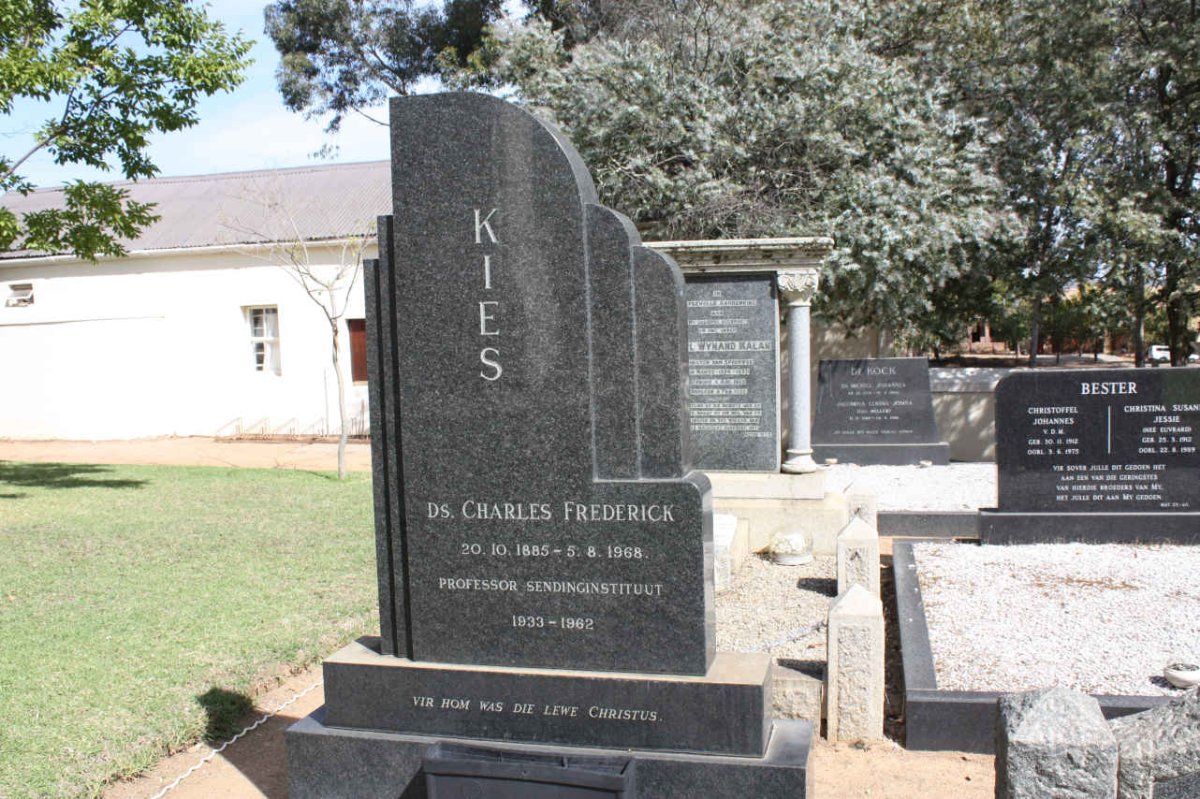 KIES Charles Frederick 1885-1968
