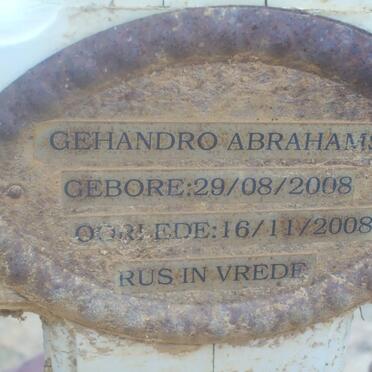 ABRAHAMS Gehandro 2008-2008