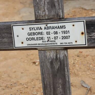 ABRAHAMS Sylvia 1931-2007