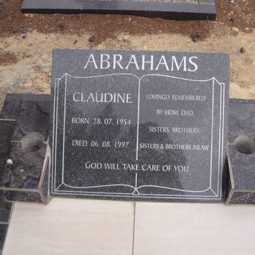 ABRAHAMS Claudine 1954-1997