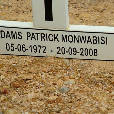 ADAMS Patrick Monwabisi 1972-2008