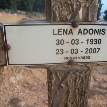 ADONIS Lena 1930-2007