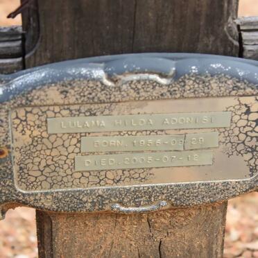 ADONISI Lulama Hilda 1956-2005