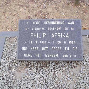 AFRIKA Philip 1957-1994