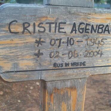 AGENBAGH Cristie 1945-2004