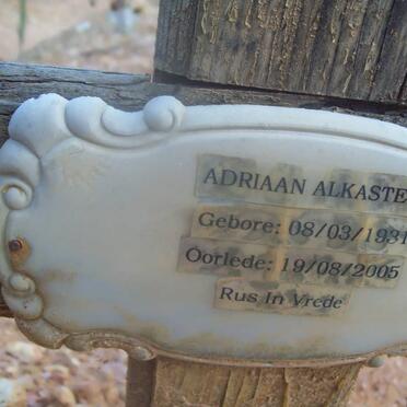 ALKASTER Adriaan 1931-2005