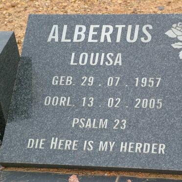 ALBERTUS Louisa 1957-2005