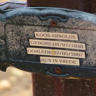 ARNOLDS Koos 1940-2007