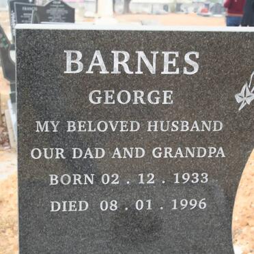 BARNES George 1933-1996