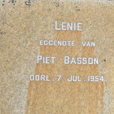 BASSON Lenie -1954 
