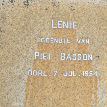 BASSON Lenie -1954 