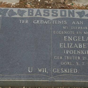 BASSON Engela Elizabeth nee TRUTER 1932-1978