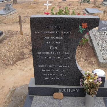 BAILEY Ida 1948-1997