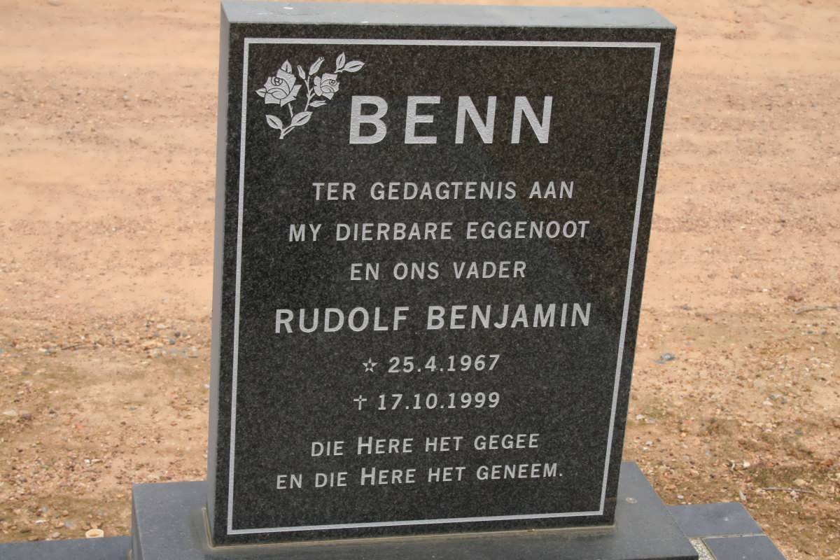 BENN Rudolf Benjamin 1969-1999