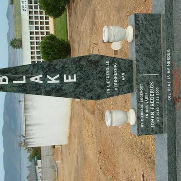 BLAKE Johan Frederick 1940-2000