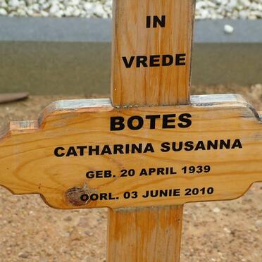 BOTES Catharina Susanna 1939-2010