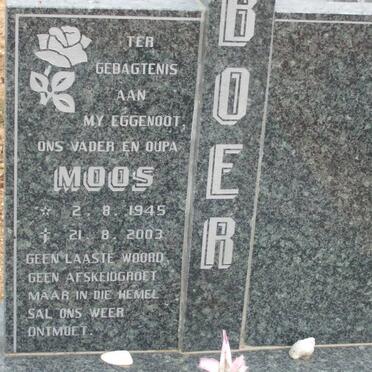 BOER Moos 1945-2003