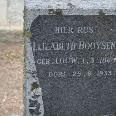 BOOYSEN Elizabeth nee LOUW 1860-1933