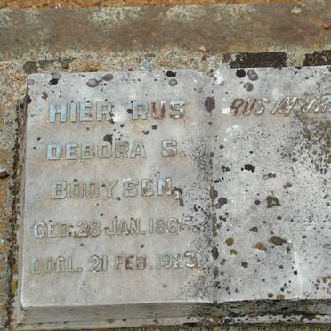 BOOYSEN Debora S. 1865-1923