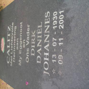 CALITZ Dirk Daniel Johannes 1930-2001