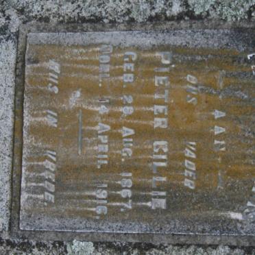 CILLIE Pieter 1867-1916