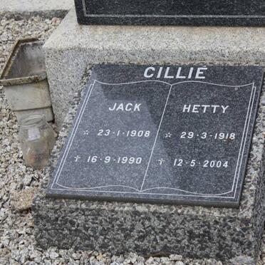 CILLIÉ Jack 1908-1990 &amp; Hetty 1918-2004