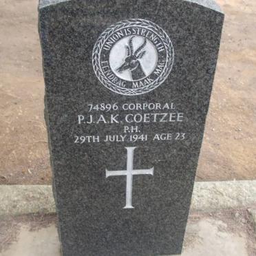 COETZEE P.J.A.K. -1941