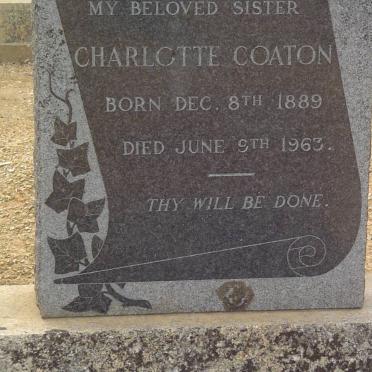 COATON Charlotte 1889-1963