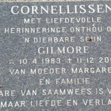 CORNELLISSEN Gilmore 1983-2003