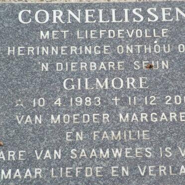 CORNELLISSEN Gilmore 1983-2003