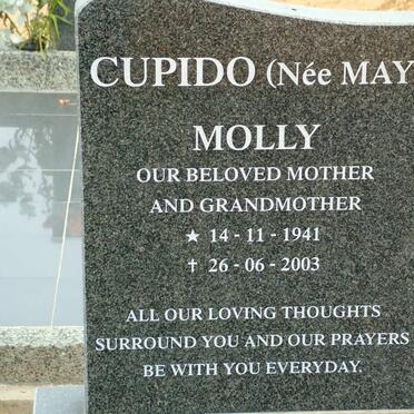 CUPIDO Molly nee MAY 1941-2003