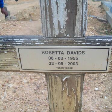 DAVIDS Rosetta 1955-2003