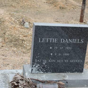 DANIELS Lettie 1933-1999