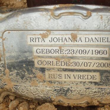 DANIELS Rita Johanna 1960-2008