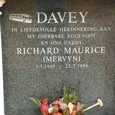 DAVEY Richard Maurice 1949-1999