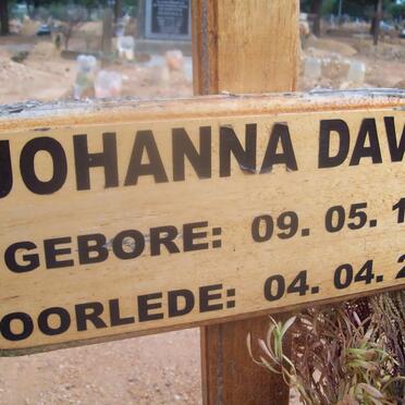 DAVIDS Johanna 1927-2005